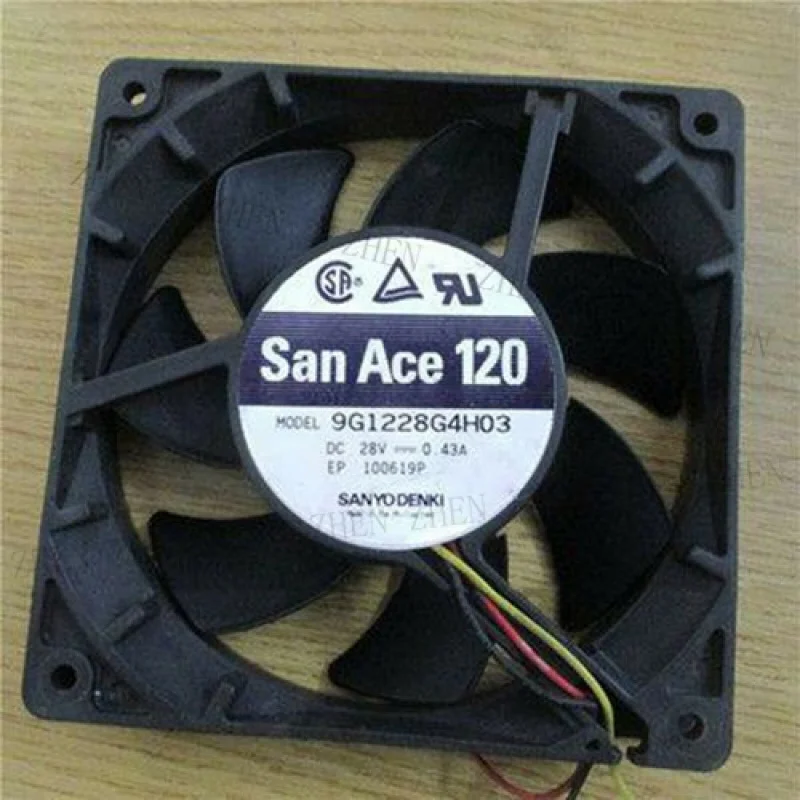 Y    1Pc New for  SANYO fan 9G1228G4H03 DC28V 0.43A 3 120*120*25#GL