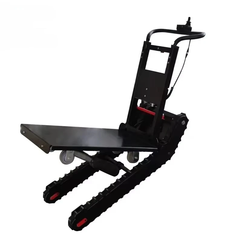400KG Load Battery Powered Hand Truck Cart Stair Climbing Robot Factory Trolley
