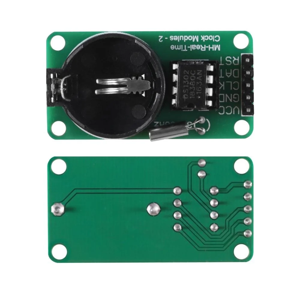 Horloge RTC DS1302 en temps réel, technologie pour AVR ARM PIC SMD pour Ardu37, 5 pièces