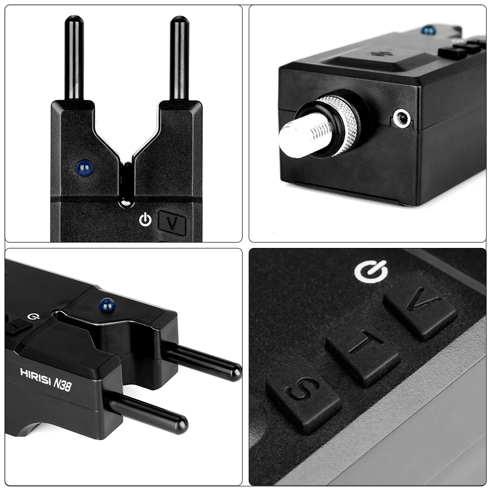 Alarma de carpa LED Hirisi N38 – Volumen y sensibilidad ajustables - imagen 4