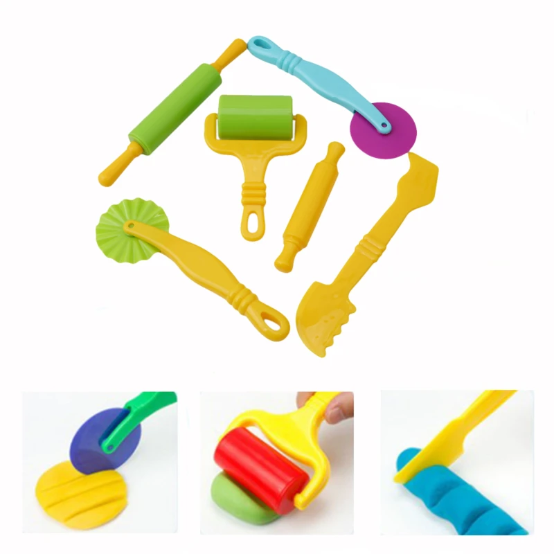 Plasticine Mold Modeling Clay Kit Slime Toy For Child Creative DIY Plastic PlayDough Set Tools Kid Cutters Moulds Play Dough Toy