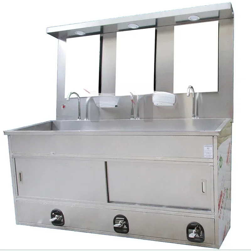 

Hot salesManufacturer Factory Price Customization Surgical Double Sink Medical 304 Stainless Steel Wash Sink For Sale