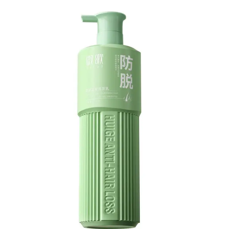 Huige Anti-Thinning Shampoo 500ml, Hair Fall Control Strengthen Roots Oil Control Flake Control for Men Women