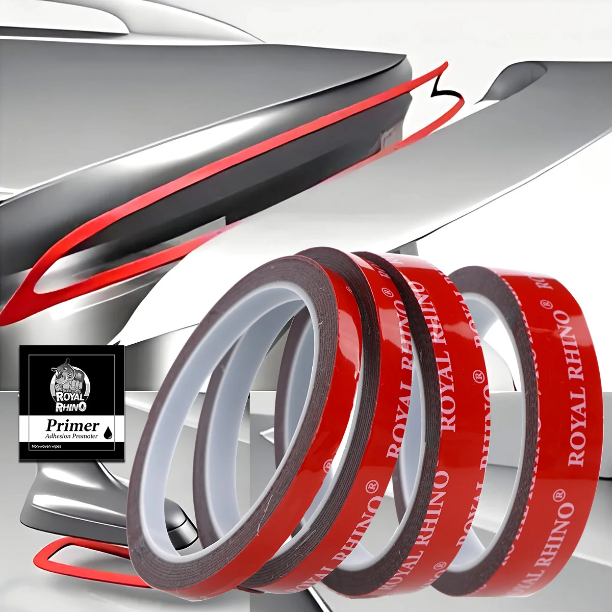 Extra Strong Double Sided Tape Adhesive 0.8mm Thick For Car Home Industry Strong Acrylic Foam Adhesive Tape