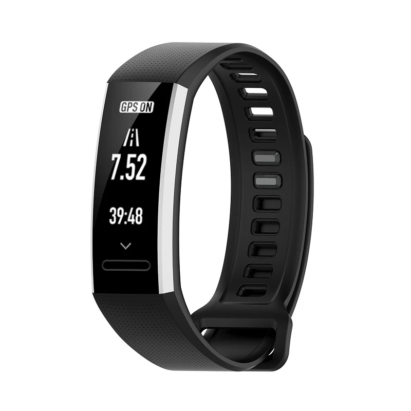 Pulseira de relógio de silicone para huawei band2 pro/band2/ ERS-B19/ERS-B29 acessórios smartwatch pulseira de relógio