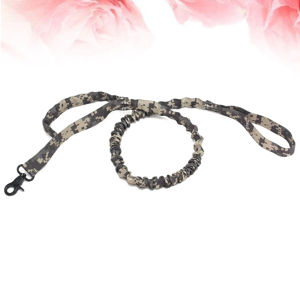

Elastic Dog Leash Camouflage Tactical Pet Training Belt for Medium Large Dogs Waterproof Quick Dry Outdoor Control