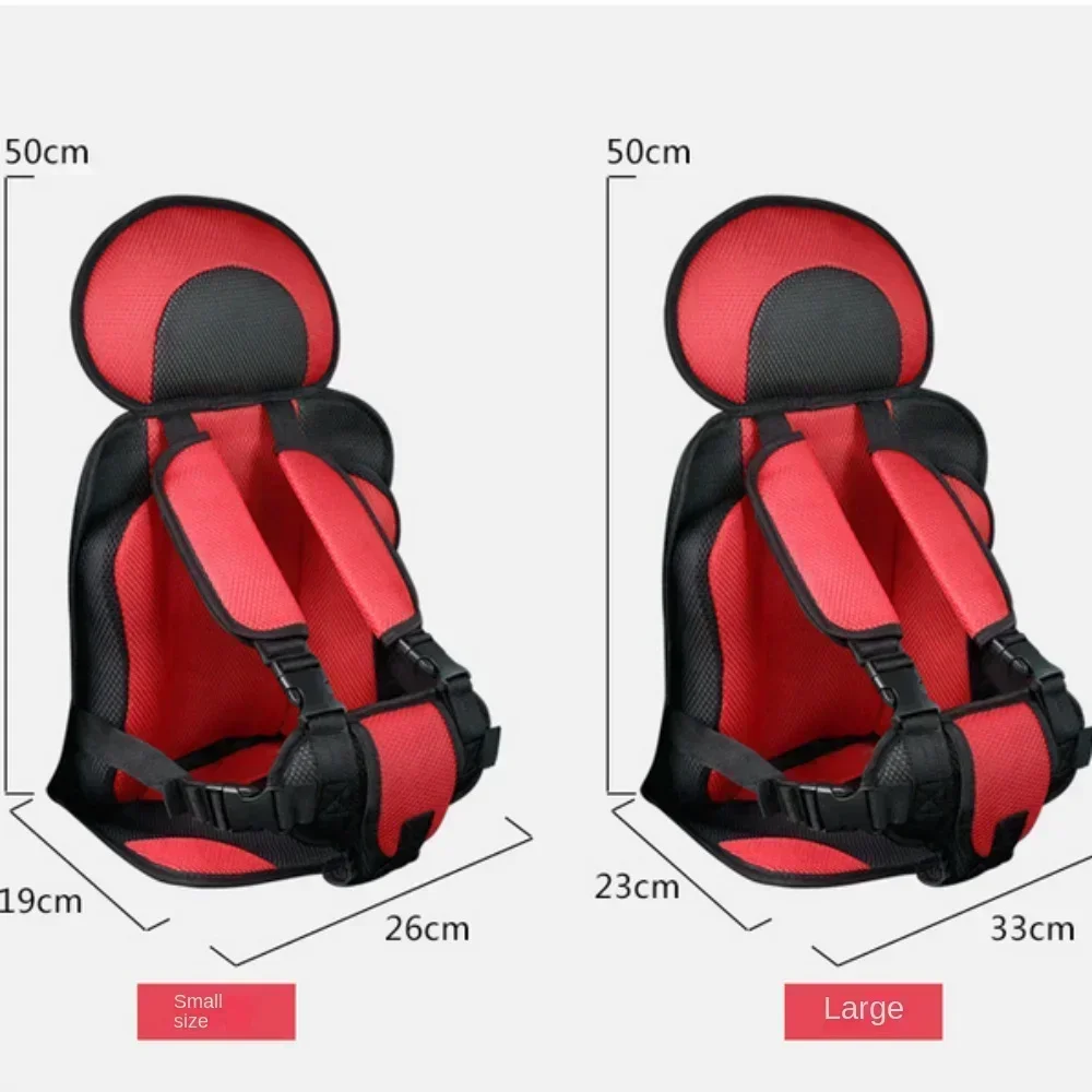 Child Safety Seat Cushion Breathable Seat Cushion for 6 Months To 12 Years Old Adjustable Baby Car Seat Cushion Car Portable Mat