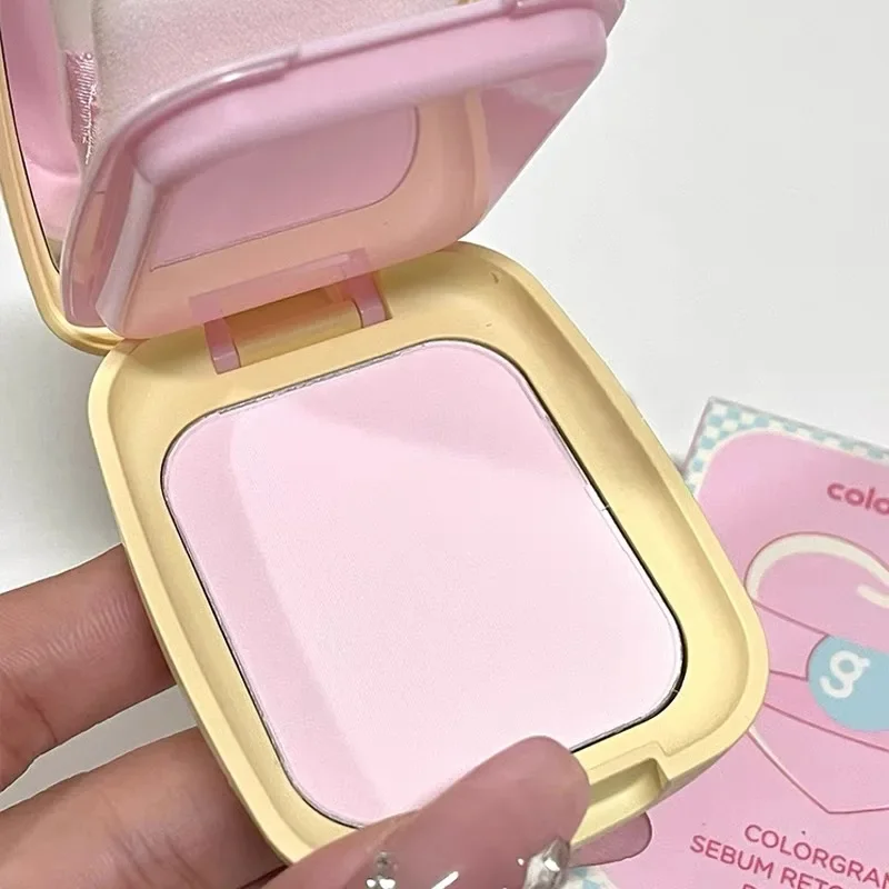 Koreanisches Make-up Colorgram Pink Powder Setting Powder Ölkontrolle Langanhaltend Aufhellen Poren verdecken Seltene Schönheit Damenkosmetik