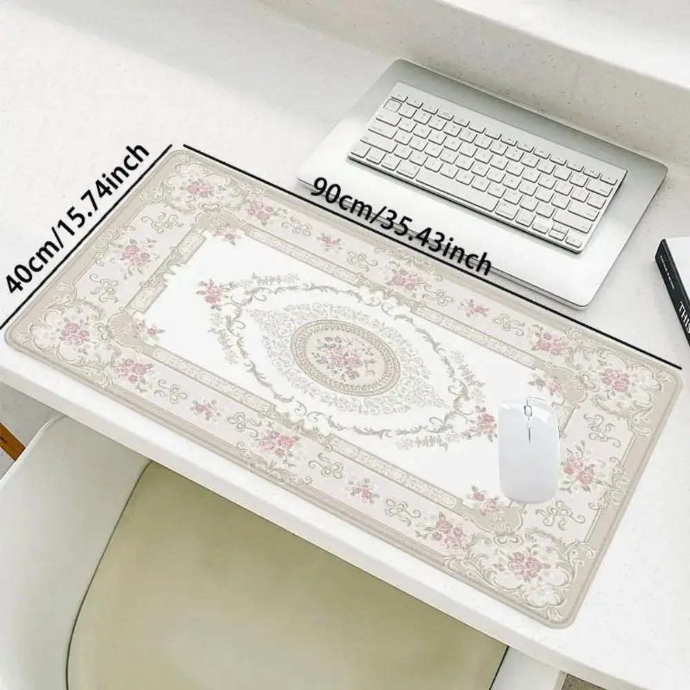 CIFBUY Retro Gaming Mouse Pad Rectangular Extended Desk Mat Non Slip Rubber Base Smooth Surface Laptop Desktop Office Rug Mat
