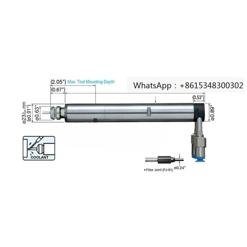 high-speed pneumatic motor spindle MSS-2008R 2208R 2202R/RA