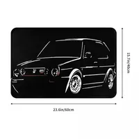 EE01 Golf Mk2 Classic Gti G60 16V Syncro Mat Floor Mat Entrance Rug Anti-Bacteria Wrinkle-Resistant Anti-Slip Carpet Fade Resis！