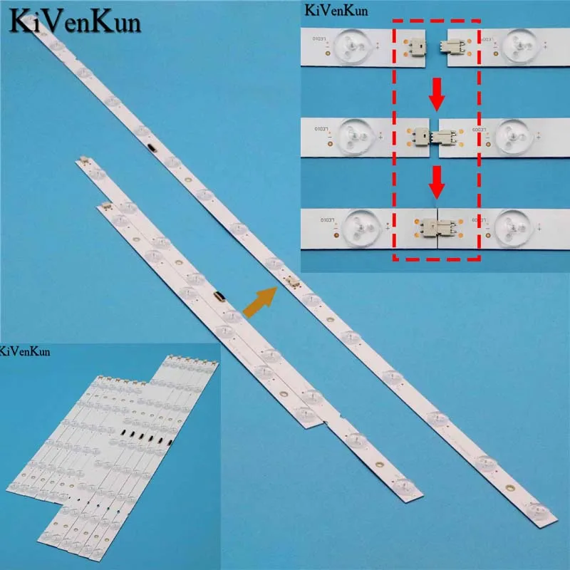 Barras de bandas de TV LED MBL-49039D615SN2 Faixa de luz de fundo MBL-49039D615SN0 Quadriles 18LS49 0-841-300-01 kits para SONY KD-49X8005C