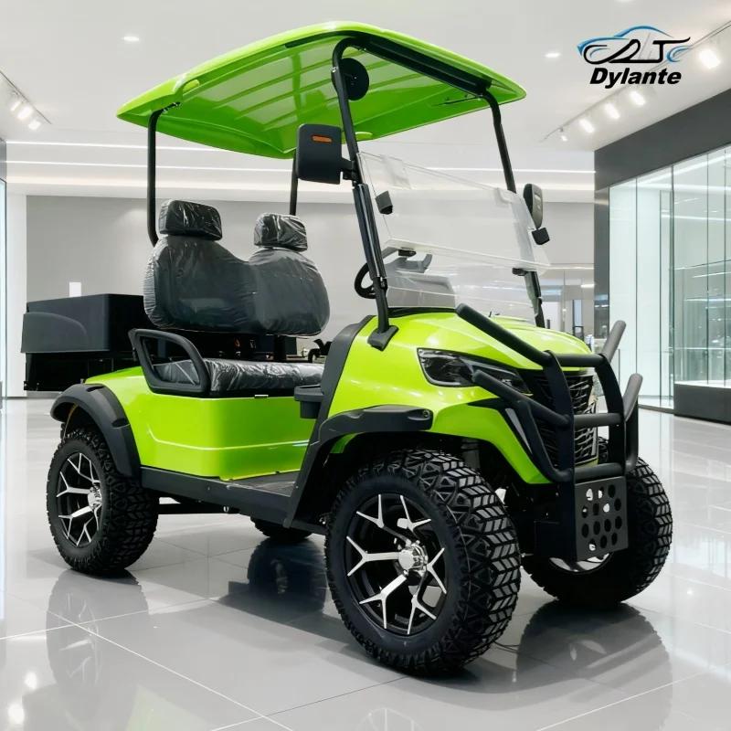 Club Car Private VIP Touring Adult Electric Golf Cart Wholesale And Retail Electric Bike With Folding Windshield Rear Cargo Box