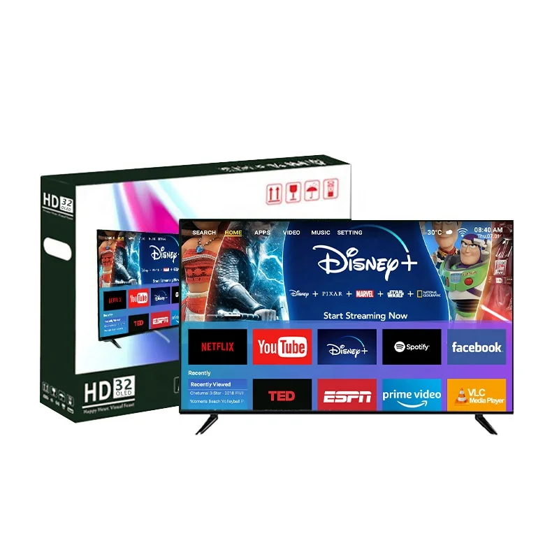 

High end customized TV STLF ZJWOEM Manufacturer Factory Price Flat Screen Television Smart Tv 32 Inch Android Wifi LED & LCD TVs