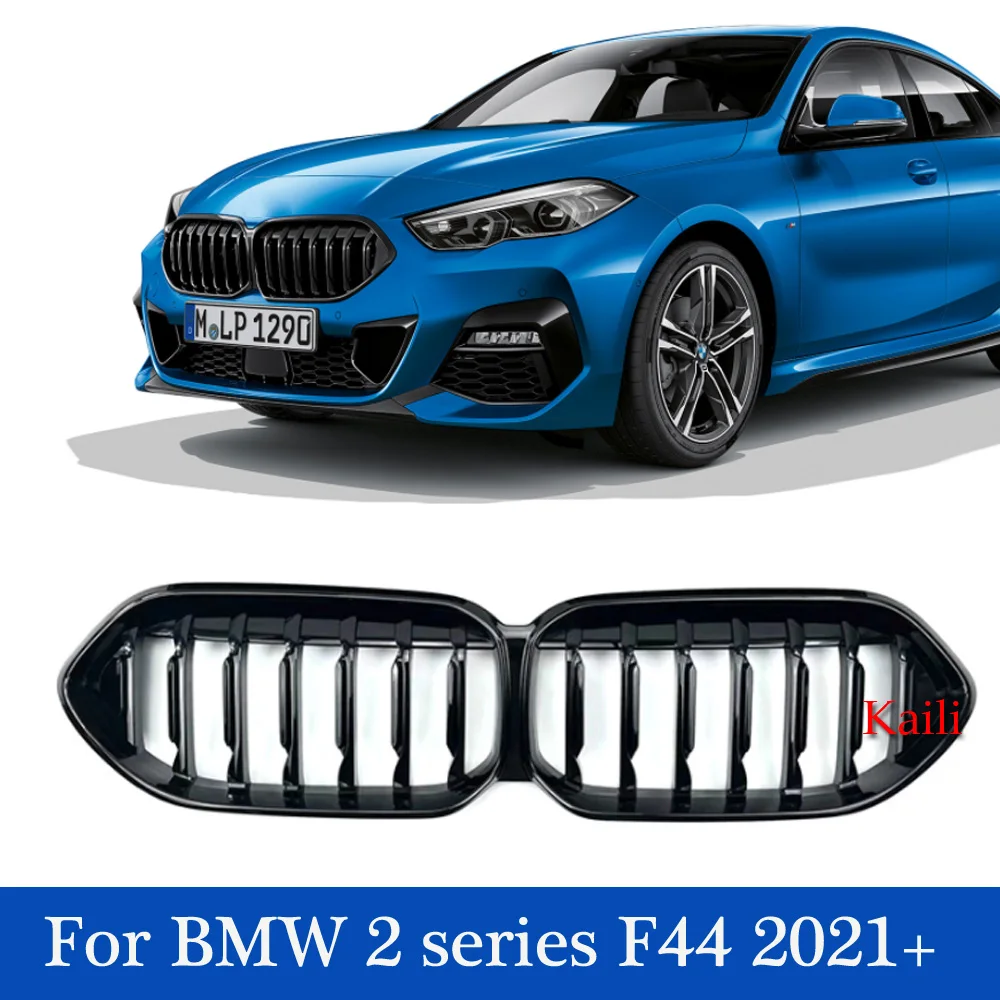 

Kindey Grille for BMW 2 Series F44 Glossy Black Front Bumper ABS Grills 2021+