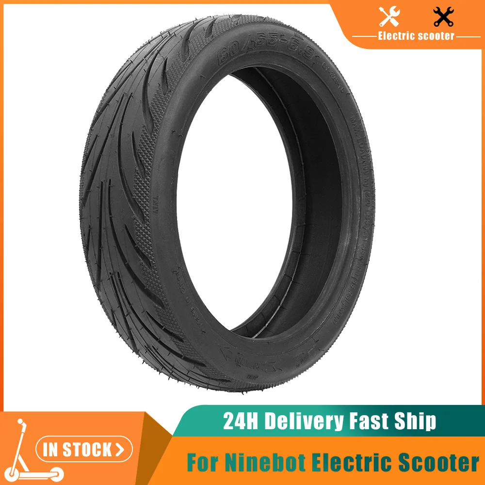 

60/65-6.9 Tubeless Tires For Segway Ninebot KickScooter Max G2 G65 Electric Scooter 10inch Tyre Front Rubber Tires Parts