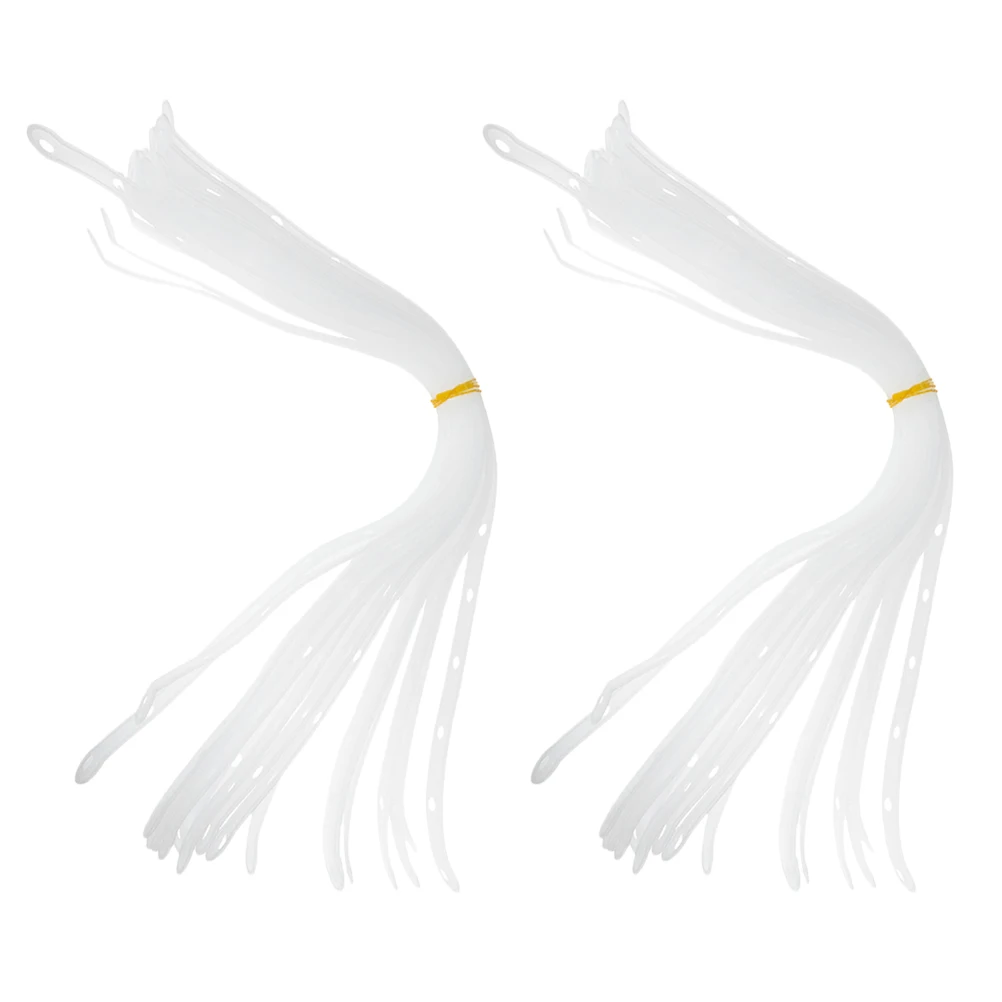 

30Pcs Plastic Hanger Connecting Strips Multifunctional Space Saving Retail Display Organizer Plastic Strip