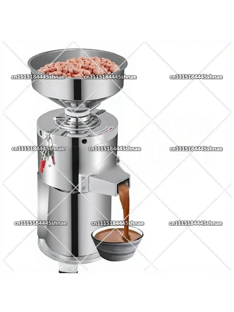 Commercial Peanut Butter Grinder Machine 15kg/h Output Electric Grain Grinder For Peanut Sesame Almond Groundnut