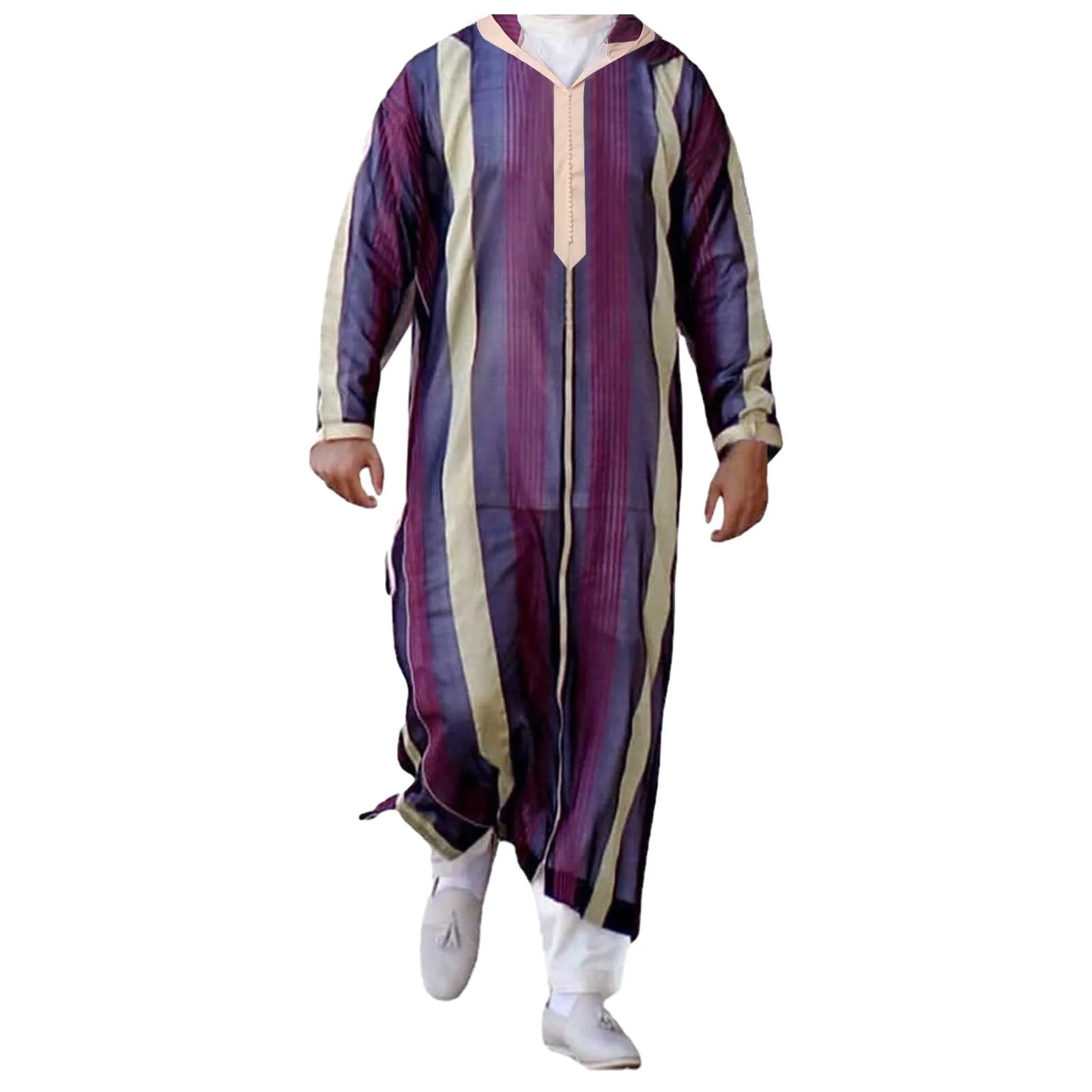 Muslim Men Clothing Kaftan Robes Pakistan Traditional Ethnic Loose Middle East Thobe Kurta Arab Abaya Turkish Dress Dubai Islam