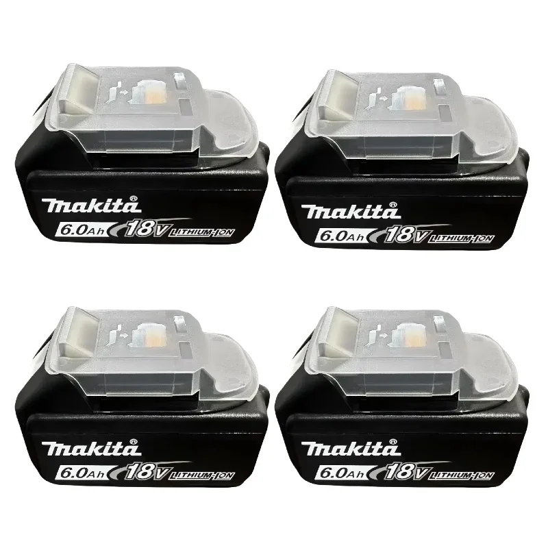 100% Original makita 18V battery for makita 18V 18650 replace battery BL1815 BL1830 BL1850B BL1860B LXT400+18V-3A Charger