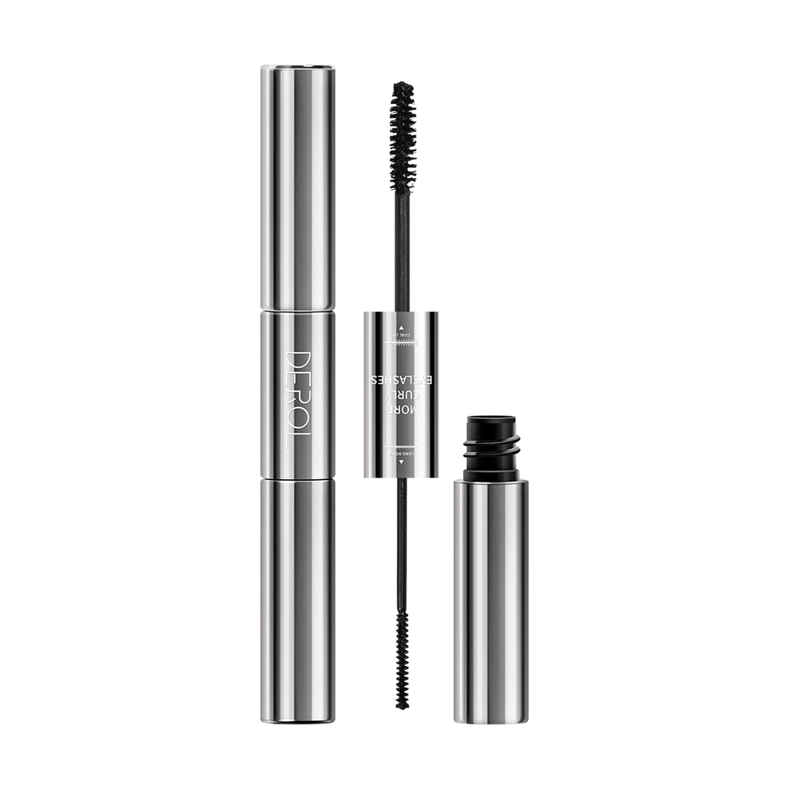 Mascara waterproof à tête fine pour longue optique, curling, séchage rapide, non bavuré, double tête, mince, longue durée, TSLM2