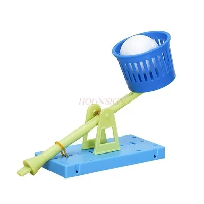 Student science experiment catapult children's handmade DIY technology small production work catapult teaching aids materials