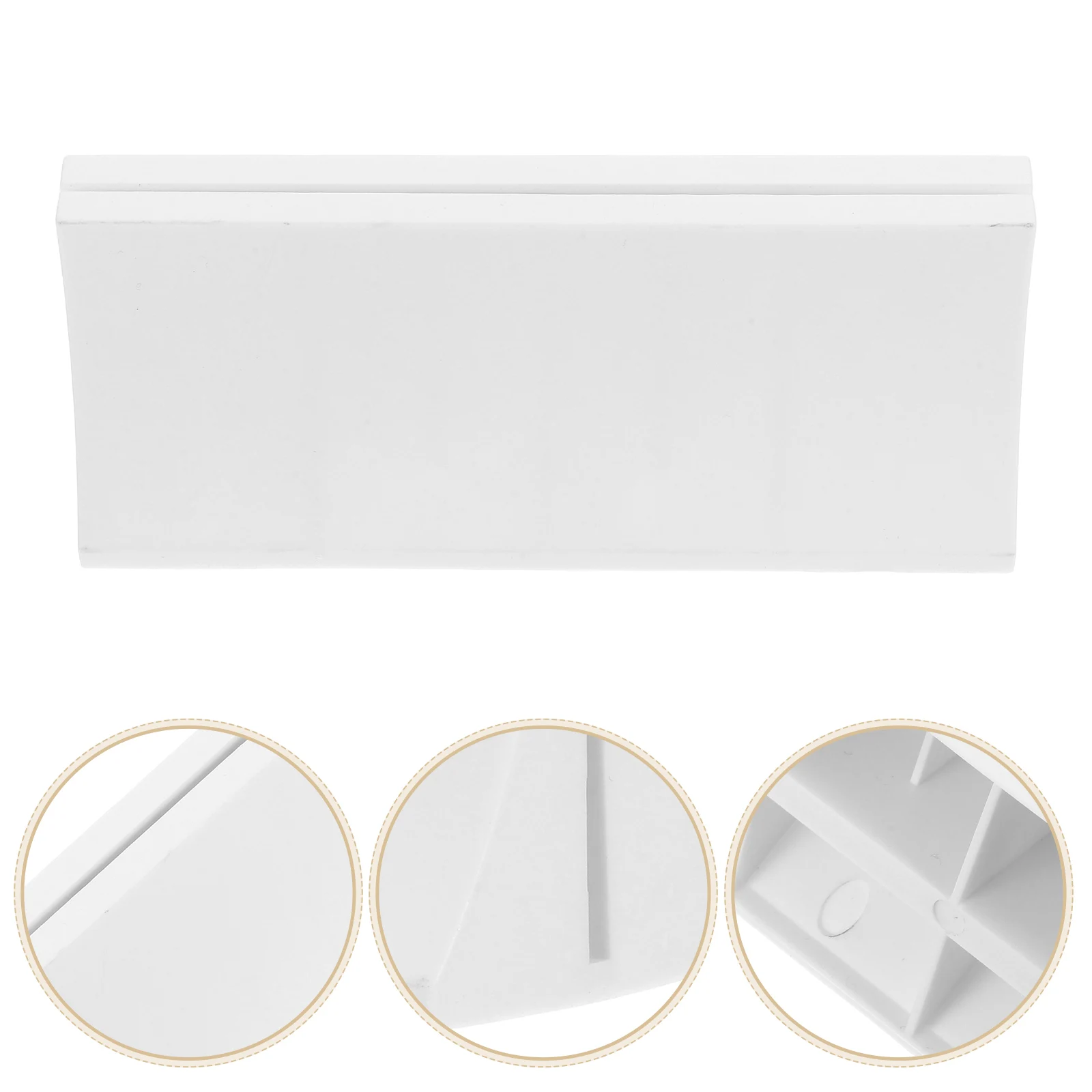 

4pcs Desktop Partition Base Holder Bracket Acrylic White Movable Divider Desk Panel Clamp Baffle Screen St Hardware