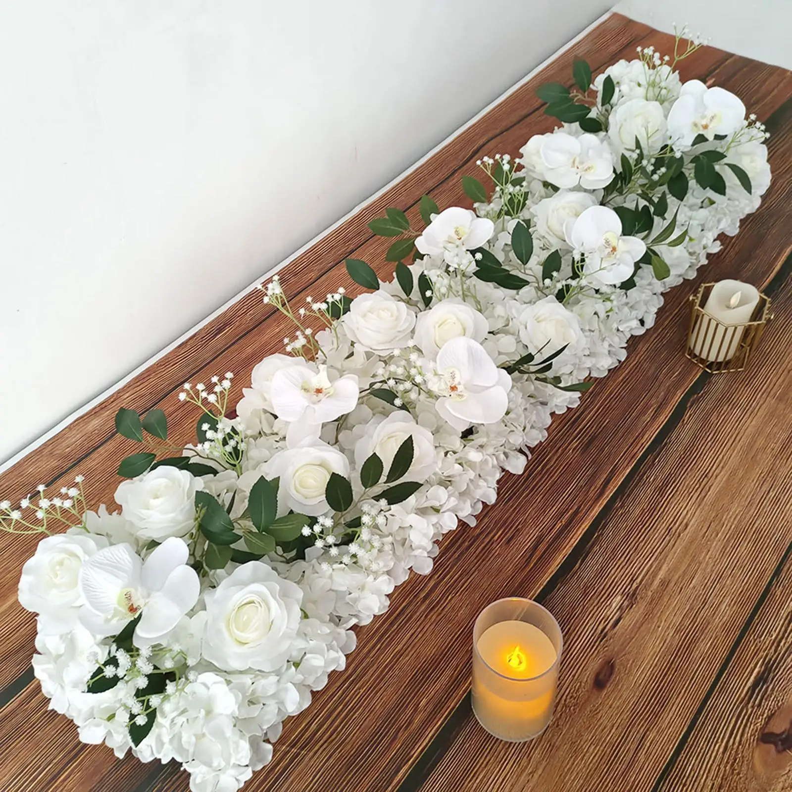 

Flower Panel Backdrop Artificial Rose for Wedding Graduate Valentines Day