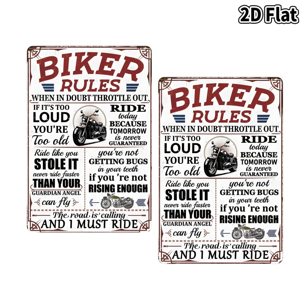 Men Accessories Rule - 2pcs Pack Vintage Garage for Man