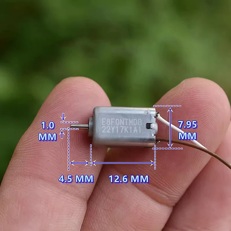 

6-Pole Rotor DC Precious Metal Brush Motor 3.7V 5V 6V High Speed Torque Motor