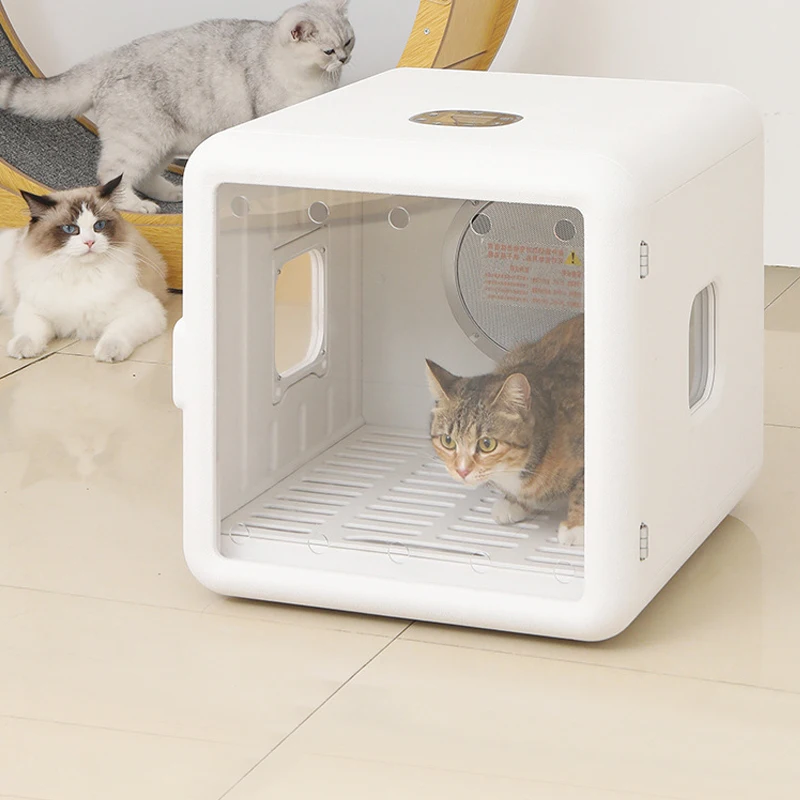 

Factory Top Selling 65L Pet Hair Blowing Dryer Machine Household 50dB Silent Automatic Smart Dog Cat Pet Hair Dryer Box