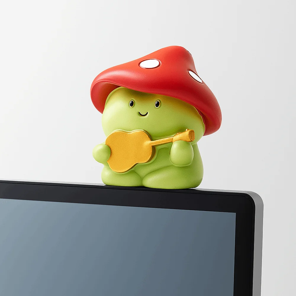 Handmad Frog Resin Figurine Statue Crafts Anime Frog Desktop Decoration DIY Decorative Collectible Mini Frog Model Toy