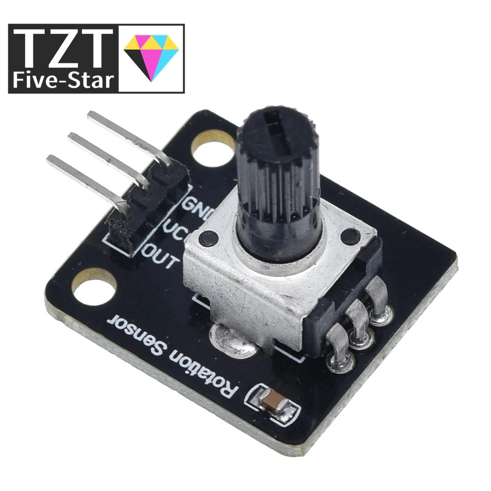 TZT 1/3 قطعة وحدة مقبض تناظري الجهد الدوار لـ Raspberry Pi Arduino كتل إلكترونية RV09 جهاز تشفير دوار لاردوينو