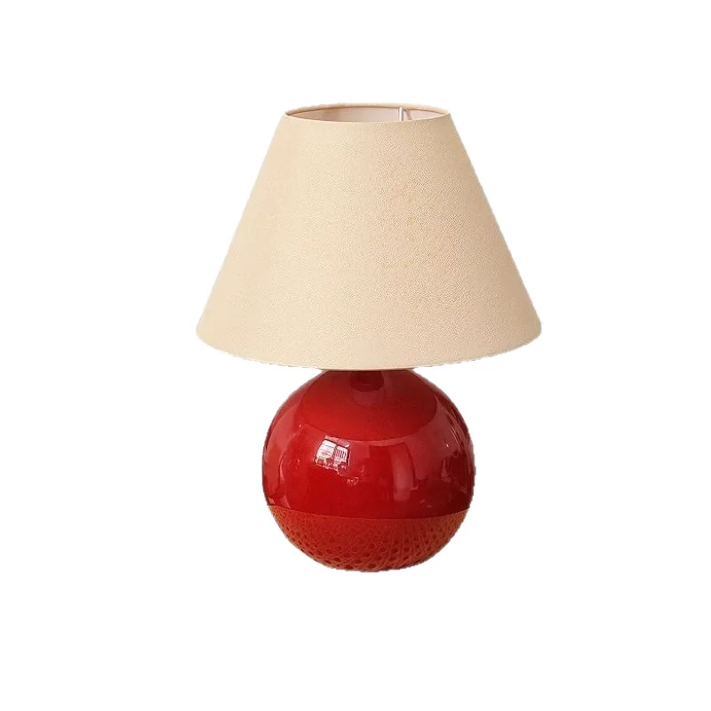 

Japanese-style wabi-sabi wind table lamp, bedside lamp in the living room, retro