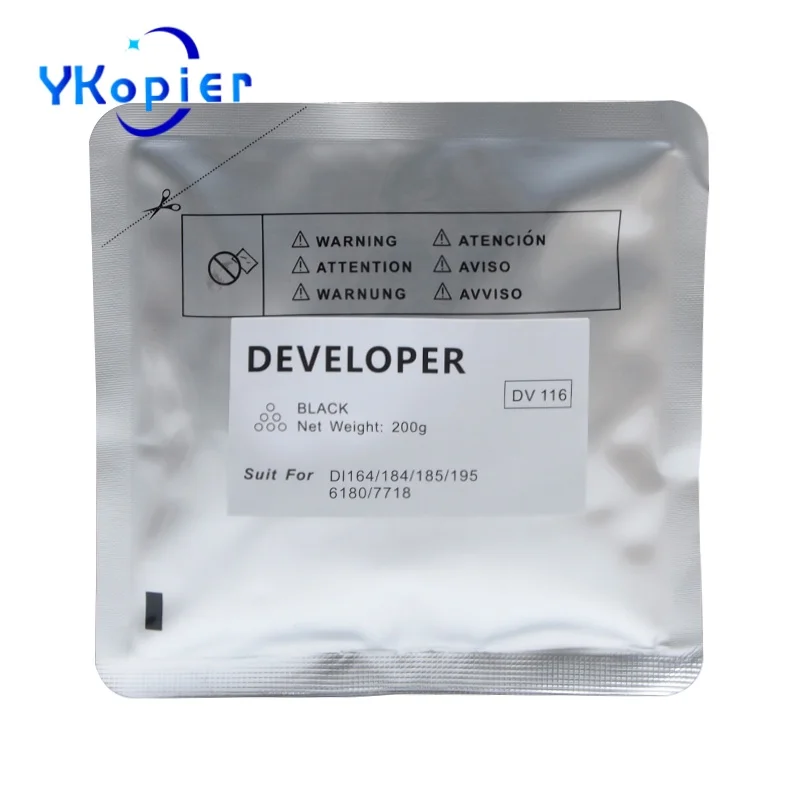 

200G DV116 Developer Powder For Konica Minolta BH 164 184 185 195 6180 7718 Developer