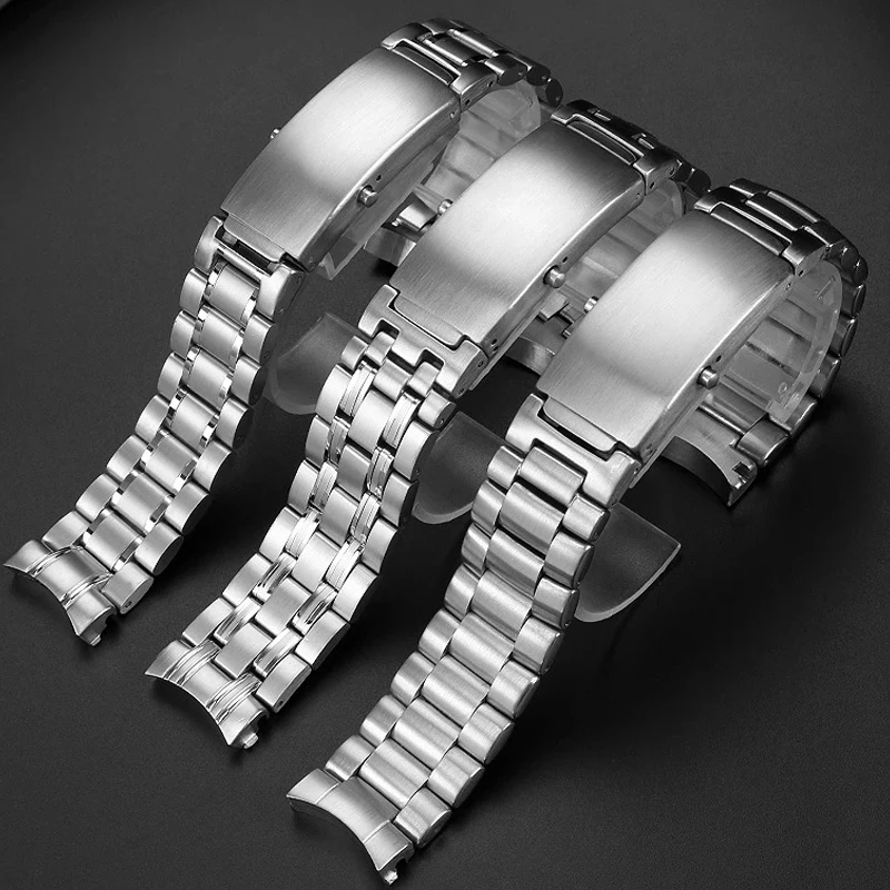 Watch bands Solid Stainless Steel Strap For Omega 007 Seamaster Planet Ocean 300m Sports watchband Bracelet 18mm 20mm 22mm