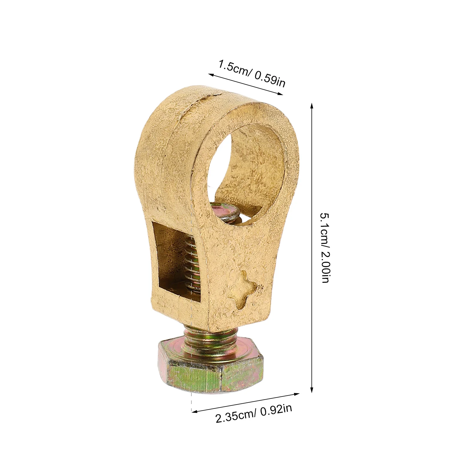 1 زوج موصلات السيارات النحاس محطة المشابك العالمي صالح للسيارات شاحنة قارب محطات النحاس كليب #6