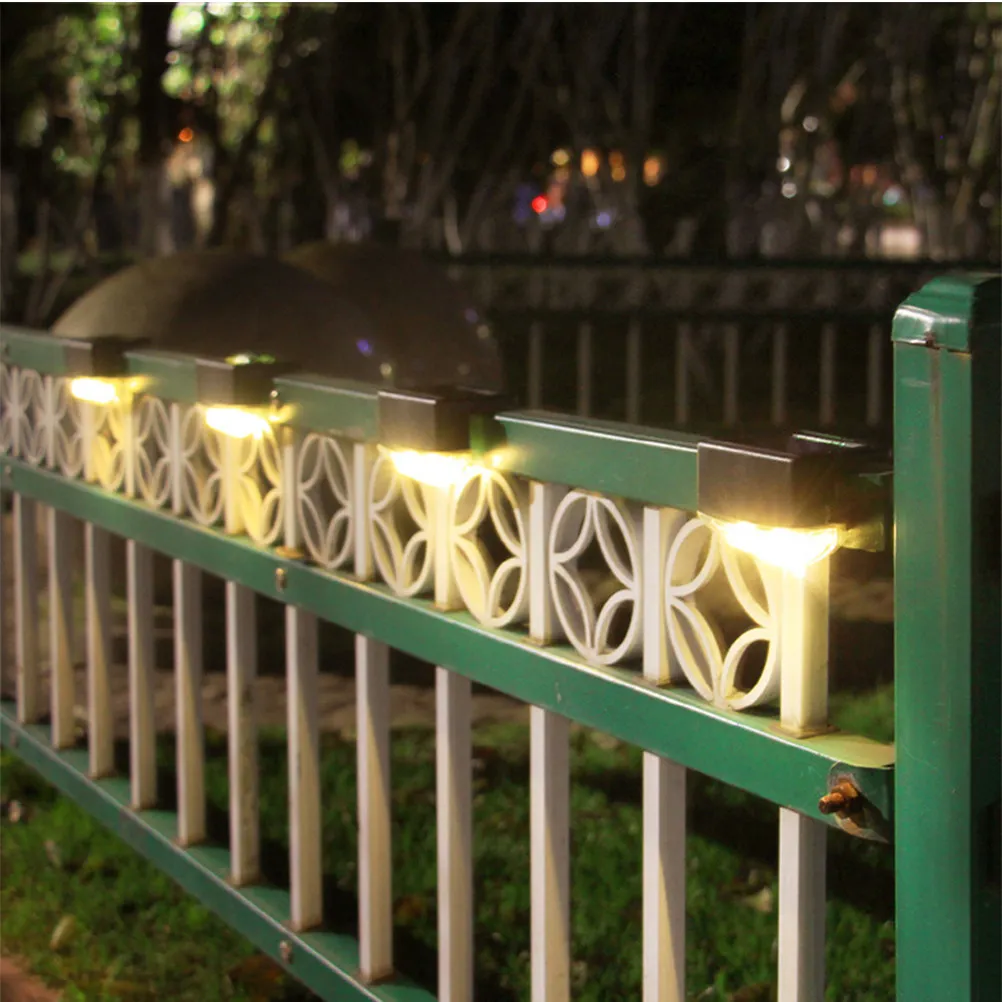 1Pcs Solar Wall Lamp Black High Brightness Waterproof Garden Light Landscape Light for Path Porch Yard Outdoor Decoration