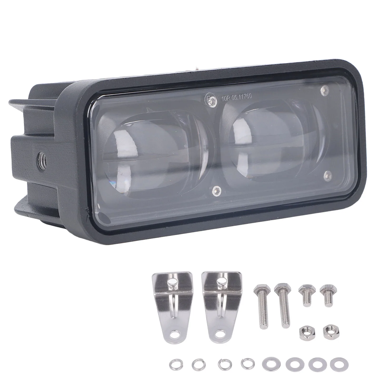 

Double Lens LED Forklift Safety Light Robust High Brightness Straight Warning Safety Lamp DC12V