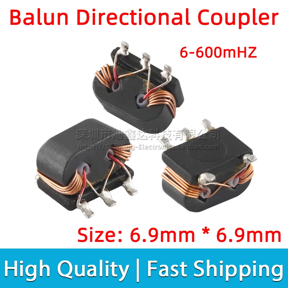 5pcs SMD SMT RF Signal Balun Transformer Directional Coupler Frequency 6mHz-600mHz 16dB B5F Type 458PS-1006