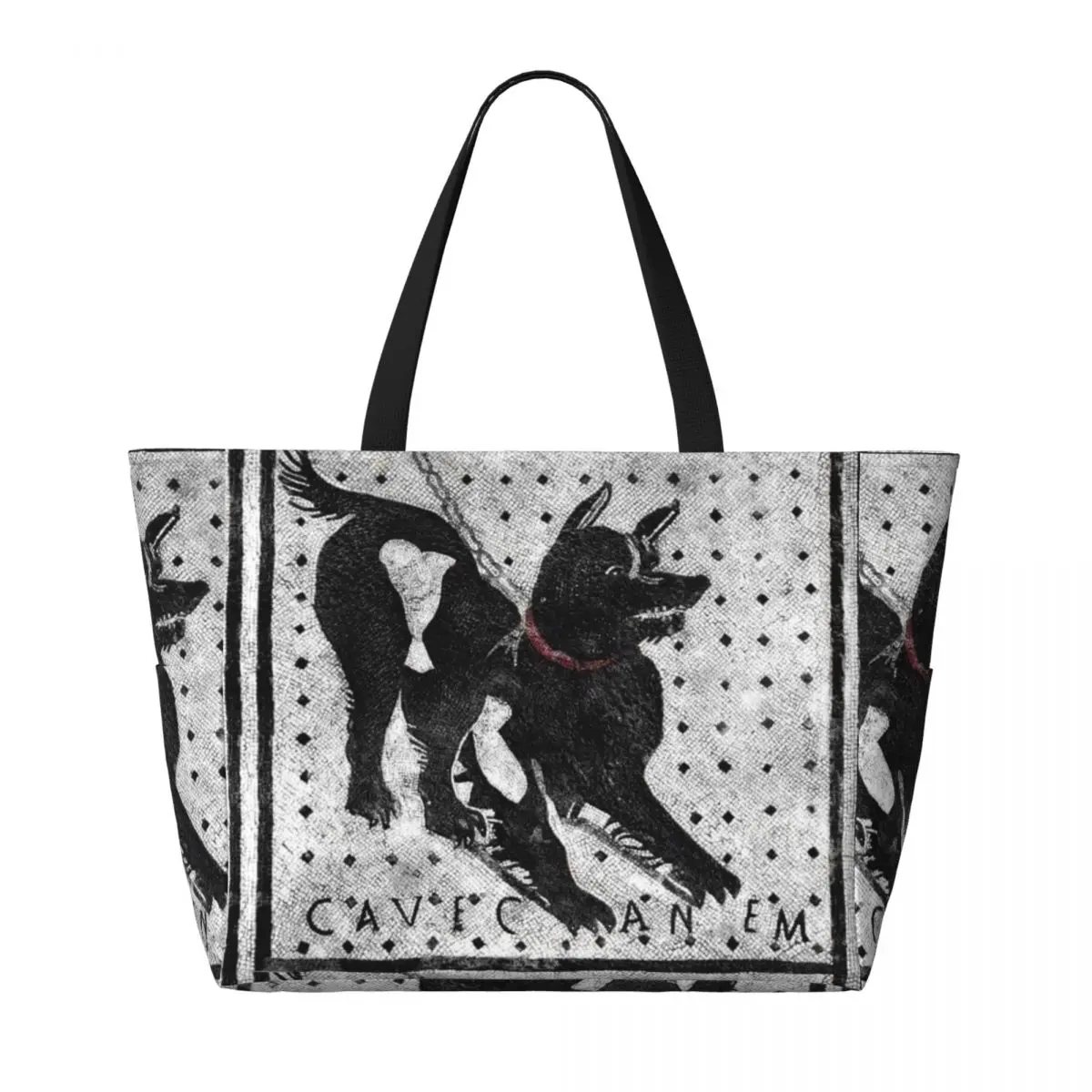 Cave Canem Beach Tote Bag Sport Gym Yoga Duffle Large Tote Bag Women Travel Bag Fitness bag