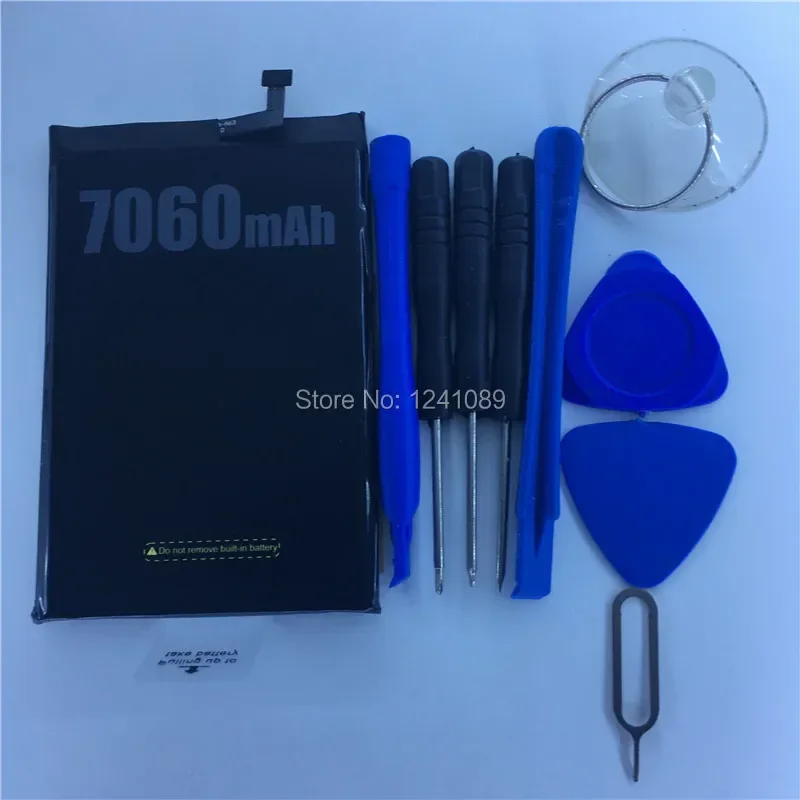 

100% original battery for DOOGEE BL7000 battery 7060mAh Long standby time Give disassemble tool for DOOGEE BL7000 battery