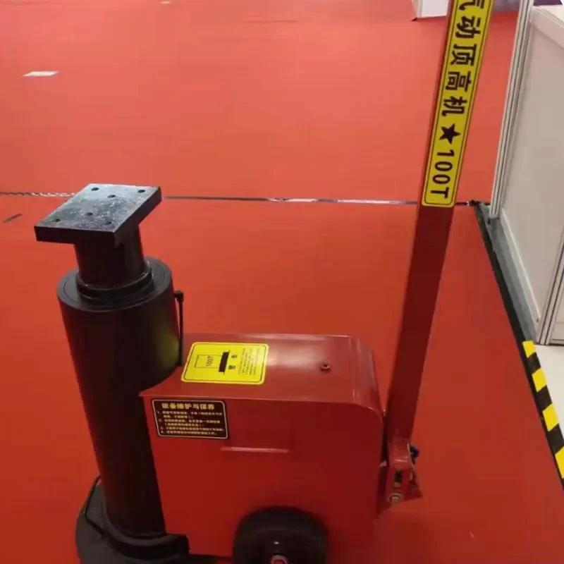Auto repair special pneumatic hydraulic jack top high machine 80 tons 100 tons single column high top beam replacement bow