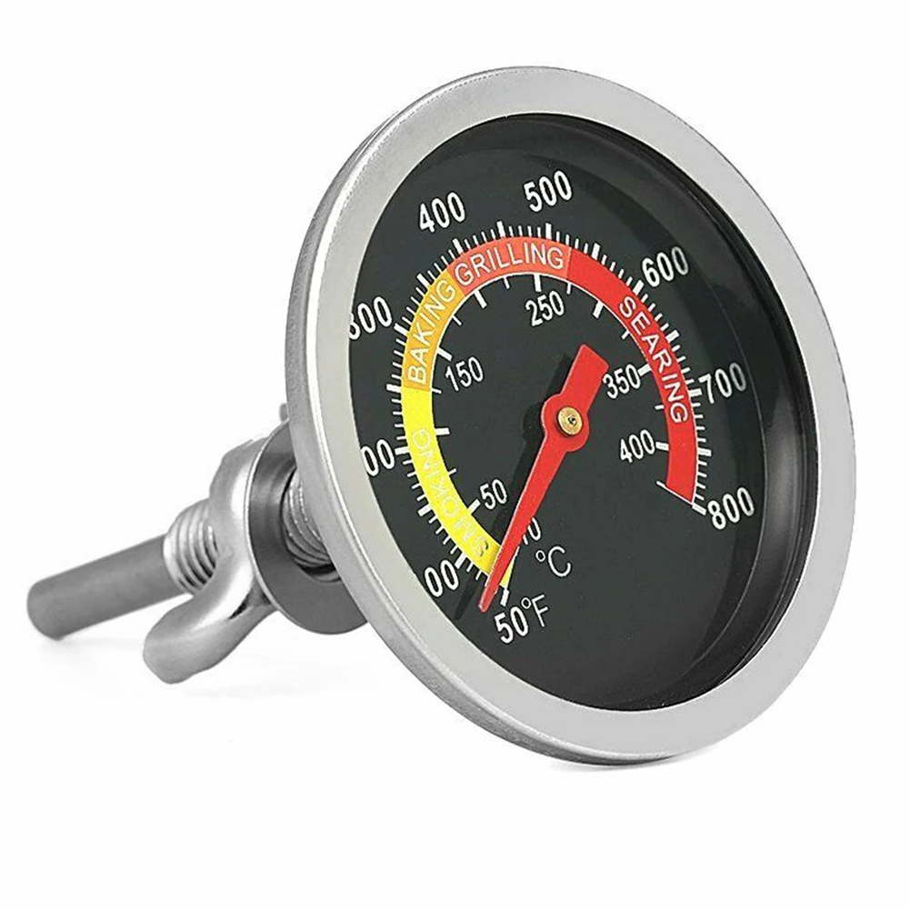 Picture 6: 1pc Barbecue Thermometer Smoker Grill Temperature Gauge Oven Temp Gauge 10~400℃ BBQ Cooking Food Probe Grill Oven Kitchen Tools