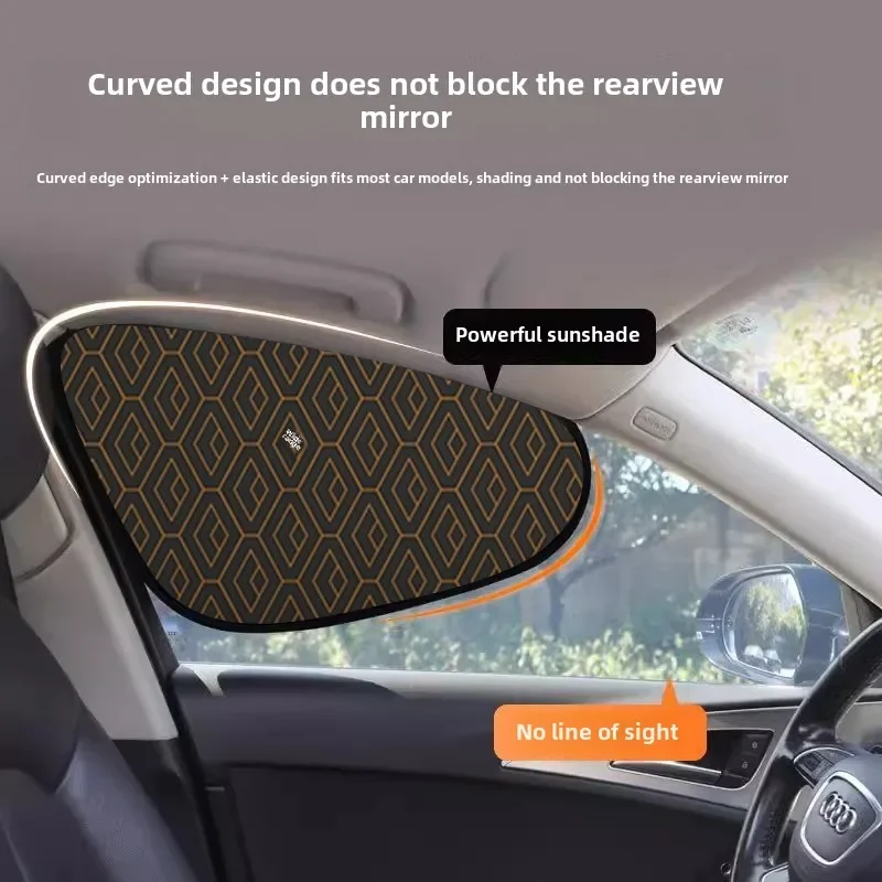 Electrostatic Adsorption Car Window Sun Shade, Heat Insulation Privacy Protection Self-Adhesive Sunshade