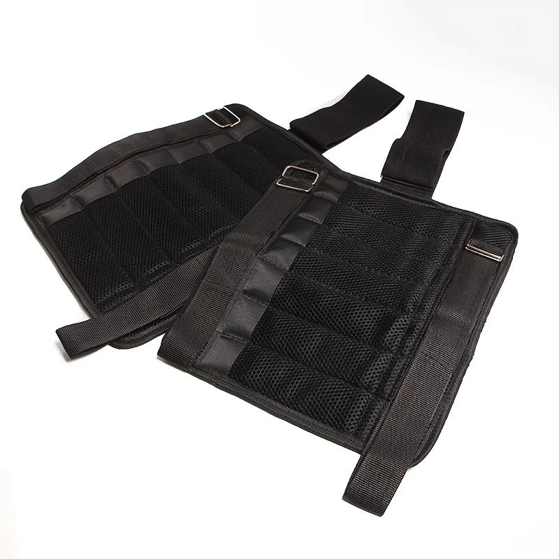 زوج من أكمام الساق مع أوزان للكاحل قابلة للتعديل، تستخدم لتمارين الرياضة واللياقة البدنية