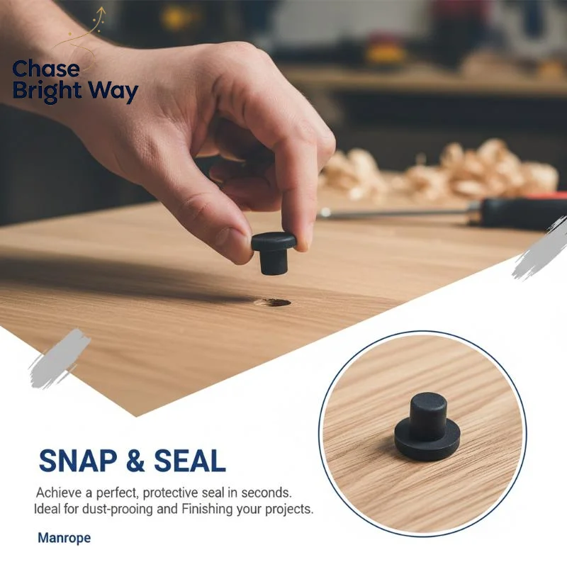 Solid Rubber Hole Plugs 10Pcs 3-12mm High Temperature Resistant Caps for Auto Repair Marine Hardware