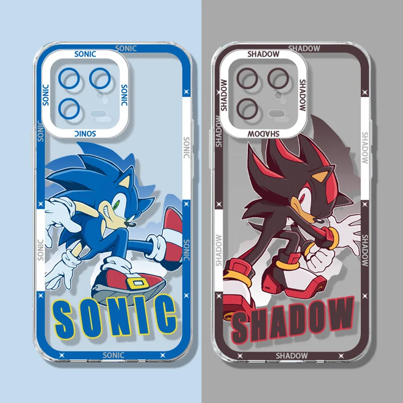 S-SONIC SHADOW Soft Silicone Case for Xiaomi POCO X8 Pro Max X7 X6 Neo X5 X3 F8 F7 Ultra F5 F6 F3 M8 M7 M6 PRO 4G 5G M5S Cover