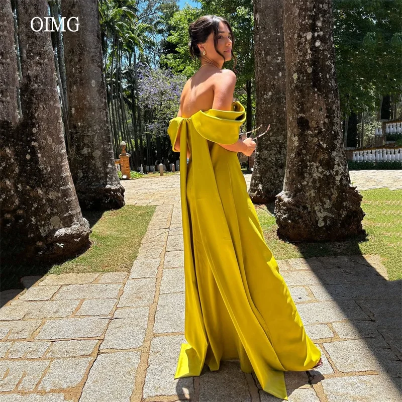 

OIMG Modern Off The Shoulder Mermaid Formal Prom Gowns Backless Evening Dress Floor Length Party Dresses 2026 Customized