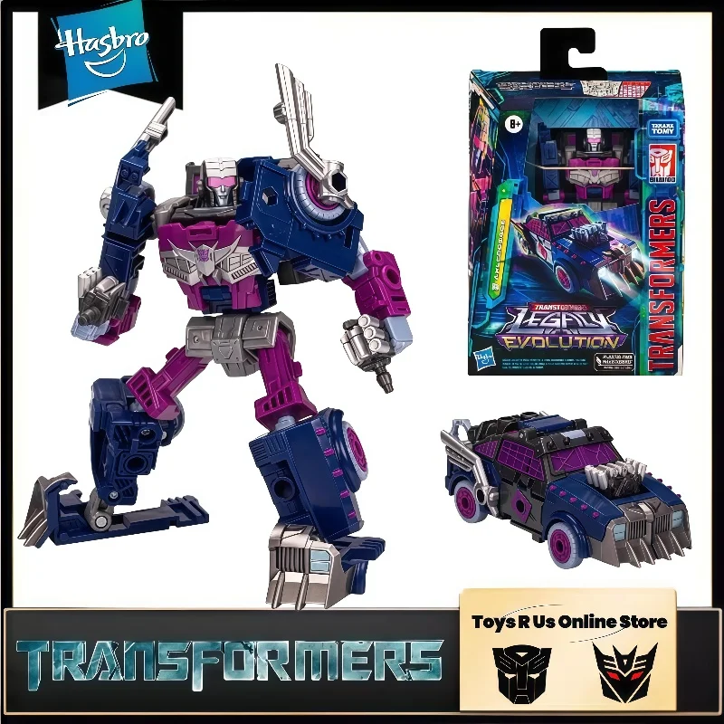

In Stock Hasbro Transformers Classic Toy Heritage Series Axlegrease Transformer Robot Action Figure Model Collect Hobbies Toys